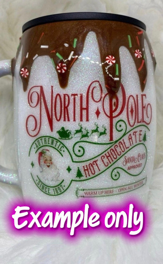 14 oz Coffee Mug PERFECT XMAS HOT CHOC MUGS FOR KIDS xmas eve and PJ boxes ..please read description
