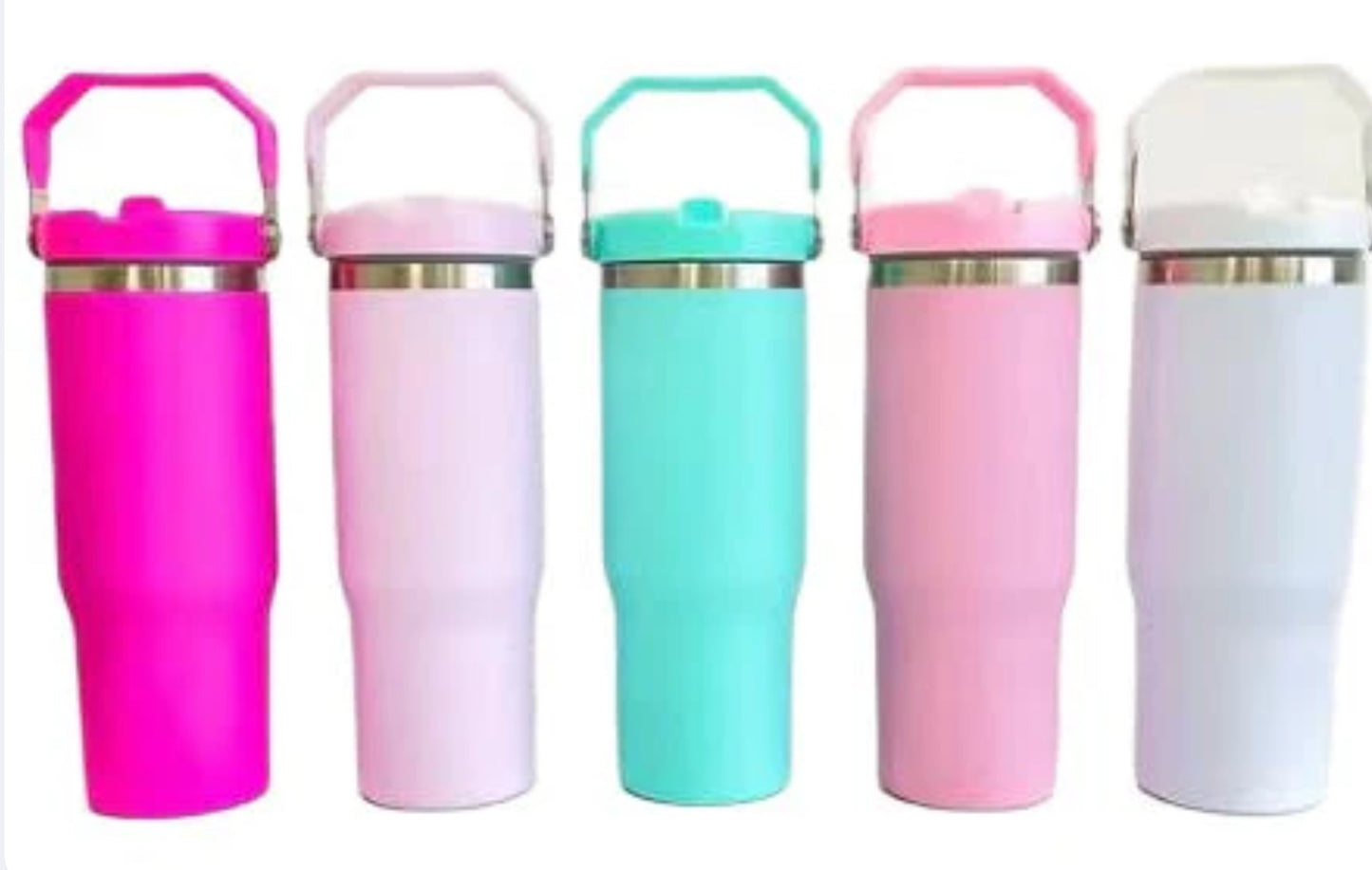 32oz hand held , top handle , flip straw double walled