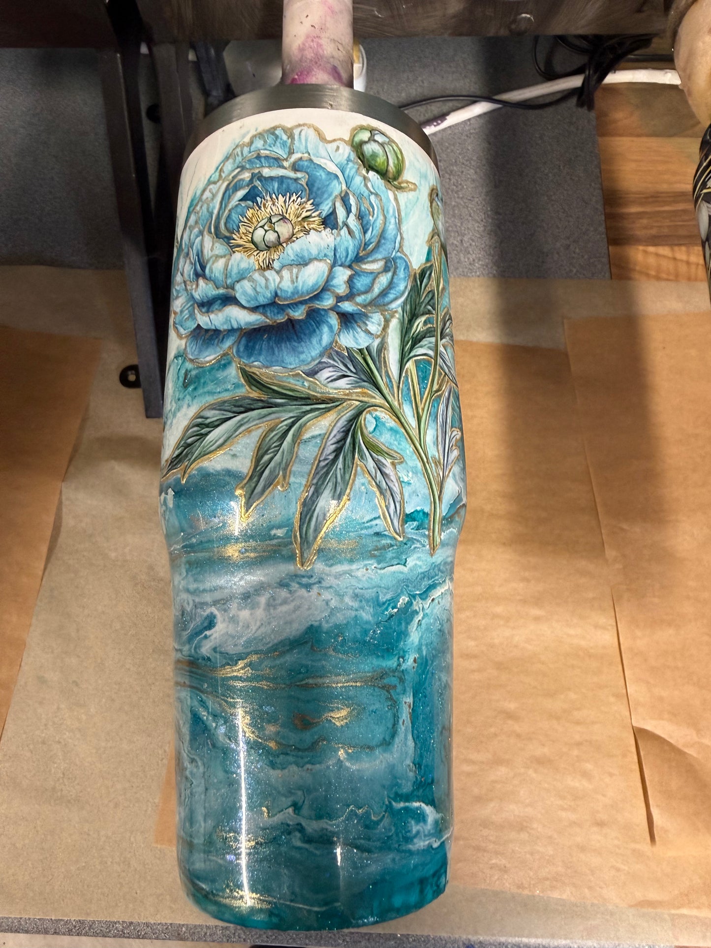‘ peony ‘. 30oz coffee cup ..