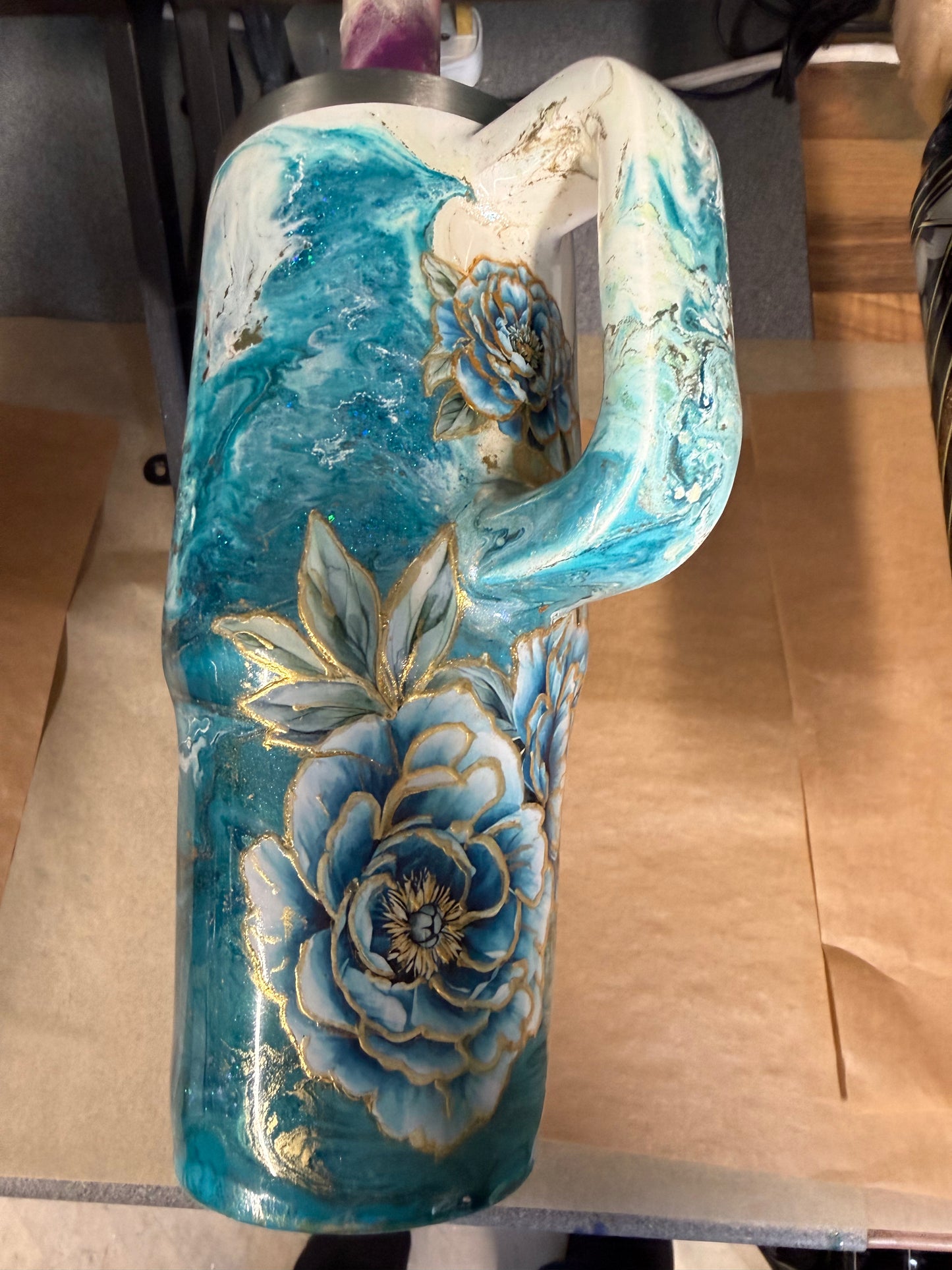 ‘ peony ‘. 30oz coffee cup ..